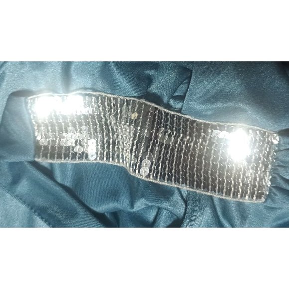 Speechless Dress Size Small Y2K Vintage Womens Blue Sequins - Picture 7 of 8